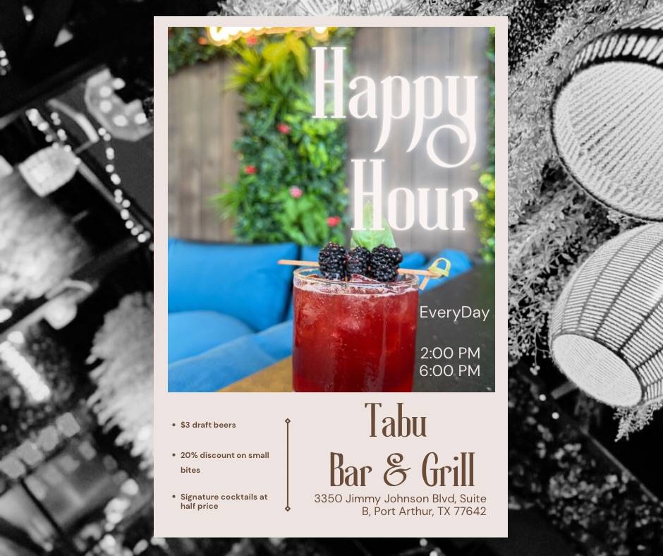 Tabu Bar and Grill меню