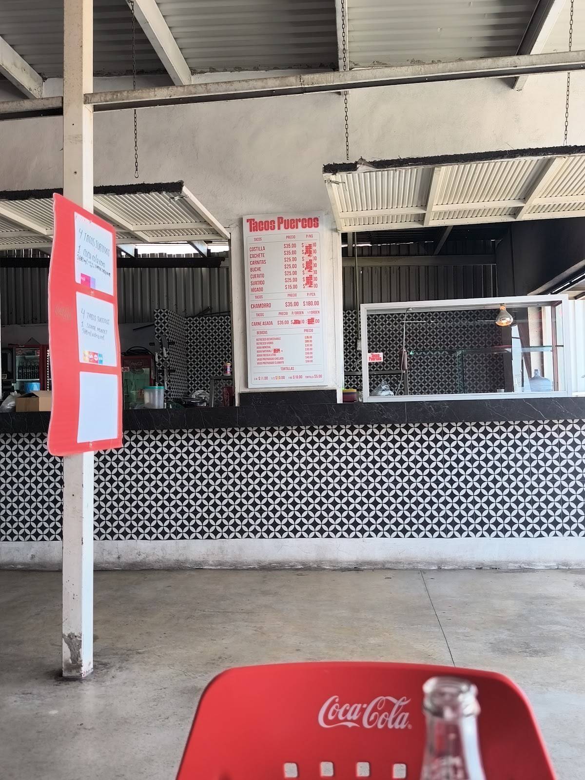 Tacos Puercos меню