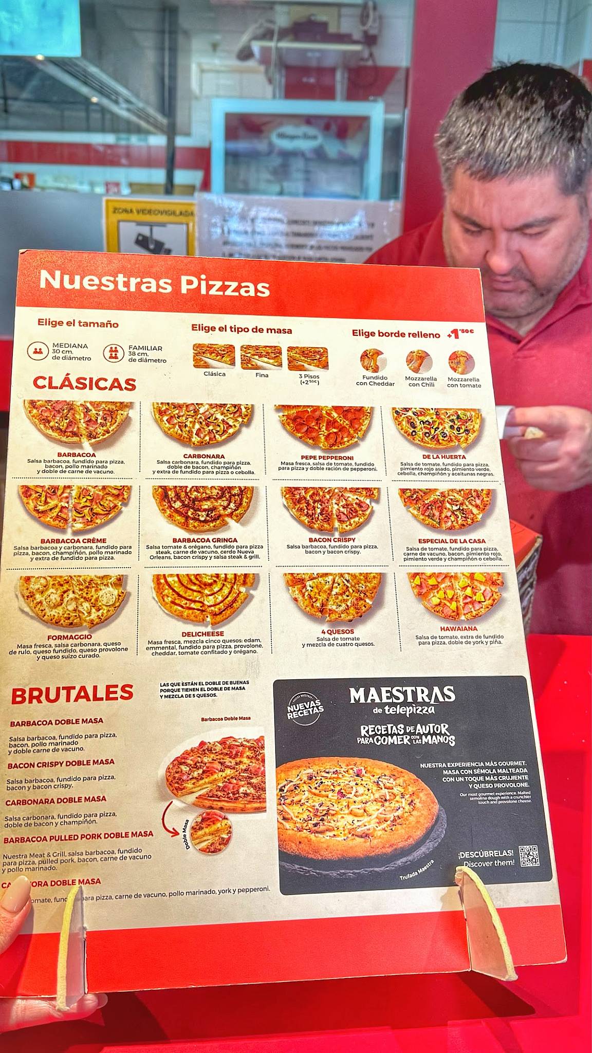 Telepizza Ronda - Comida a Domicilio меню