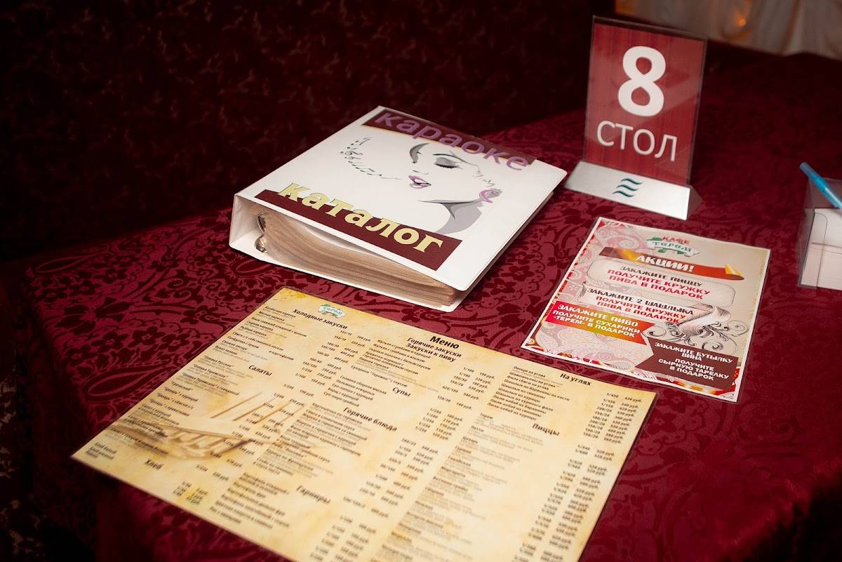 Терем меню