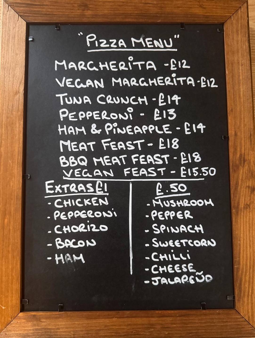 The Bee Pub, Windlesham меню