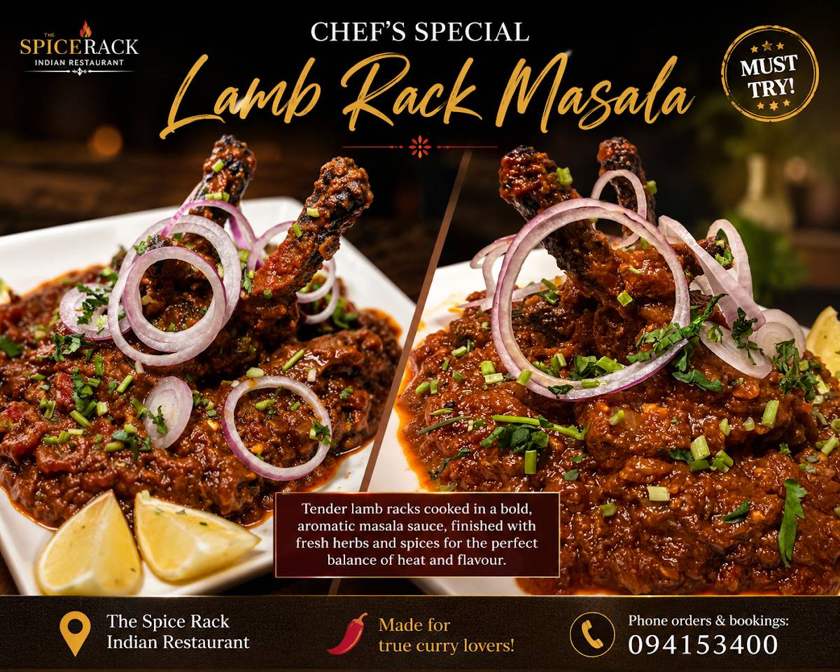 The Spice Rack Indian Kitchen меню