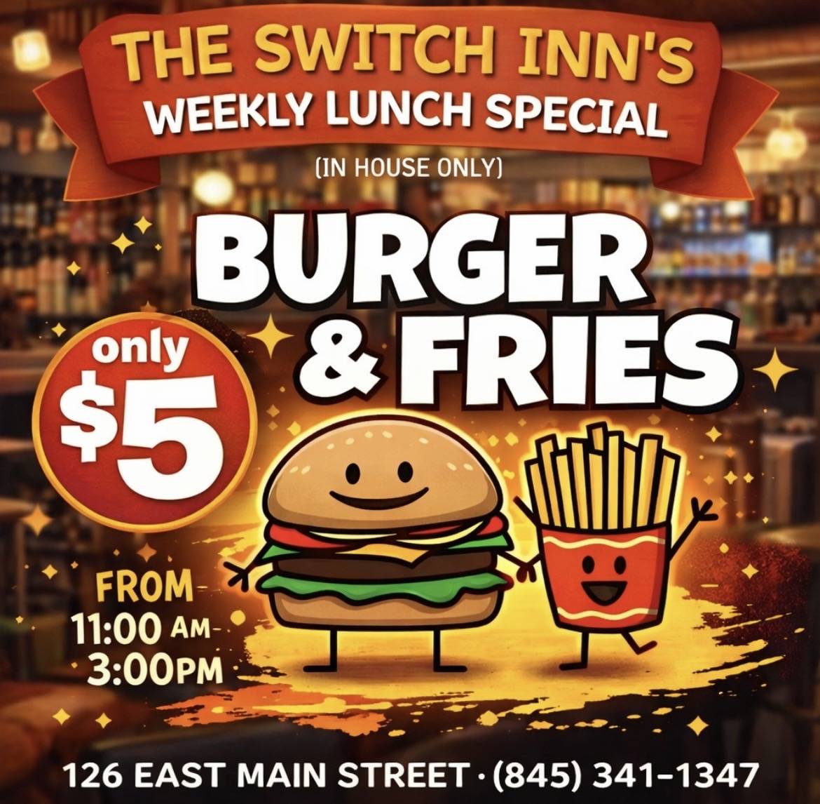 The Switch Inn меню