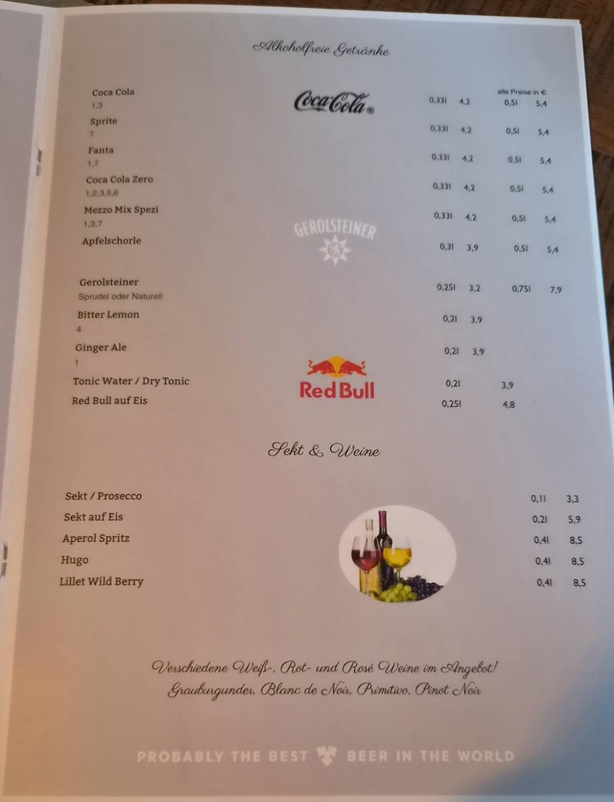 Time Out Sportsbar • Restaurant • Cocktails меню
