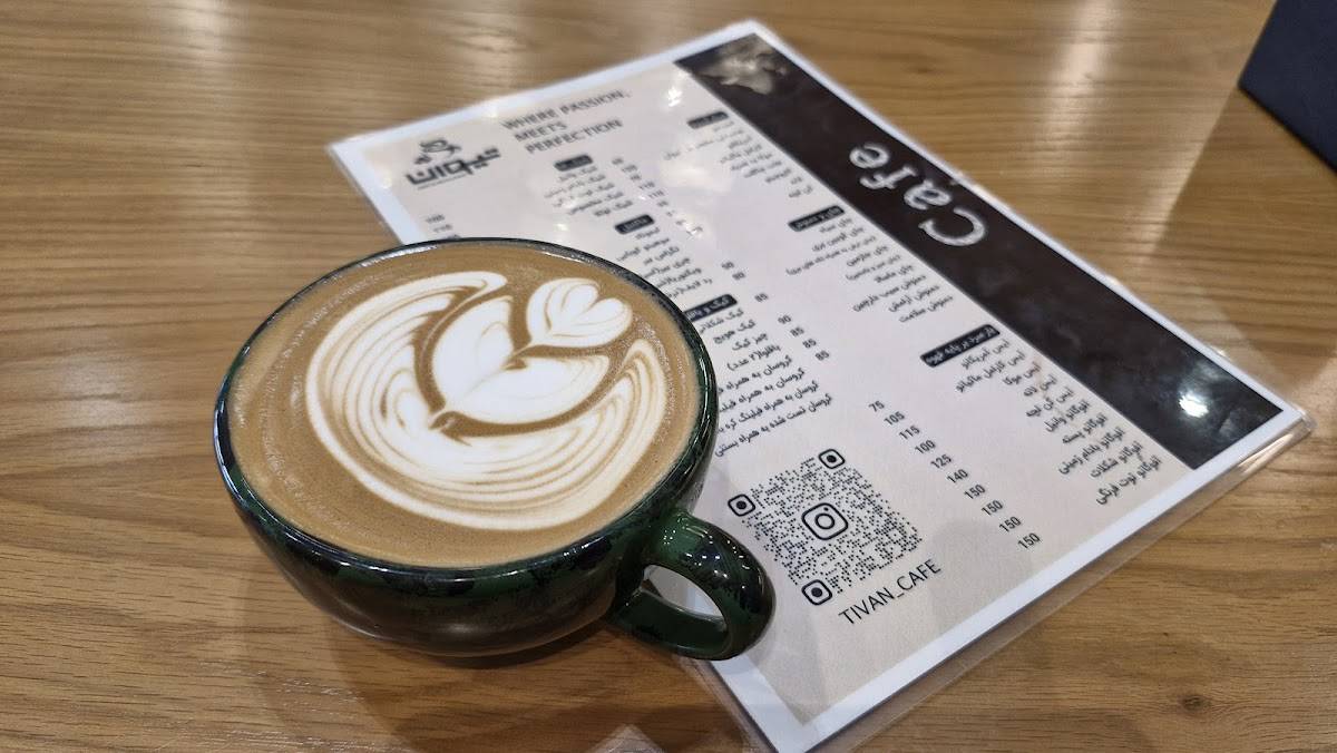 Tivan cafe меню