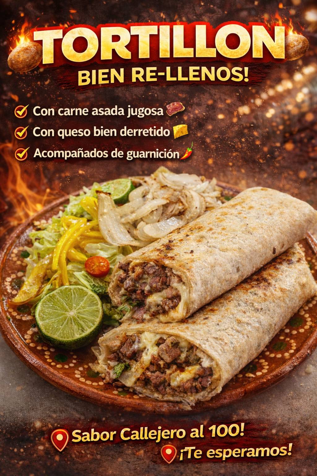 COMIDA CALLEJERA меню