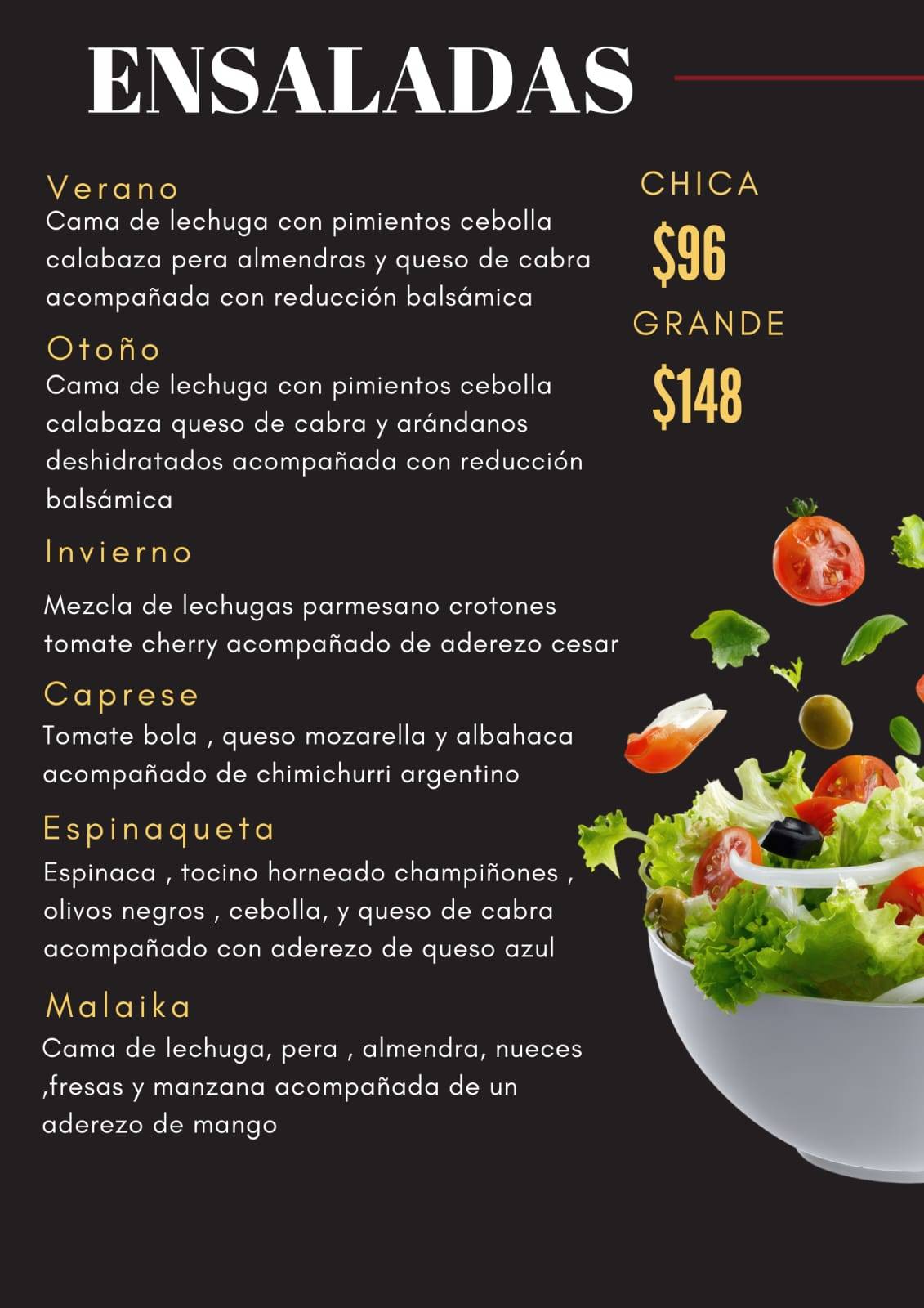 Trattoria y Pizzería Moroder меню