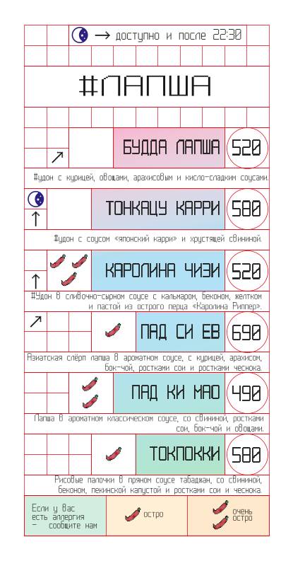 Ultramen меню