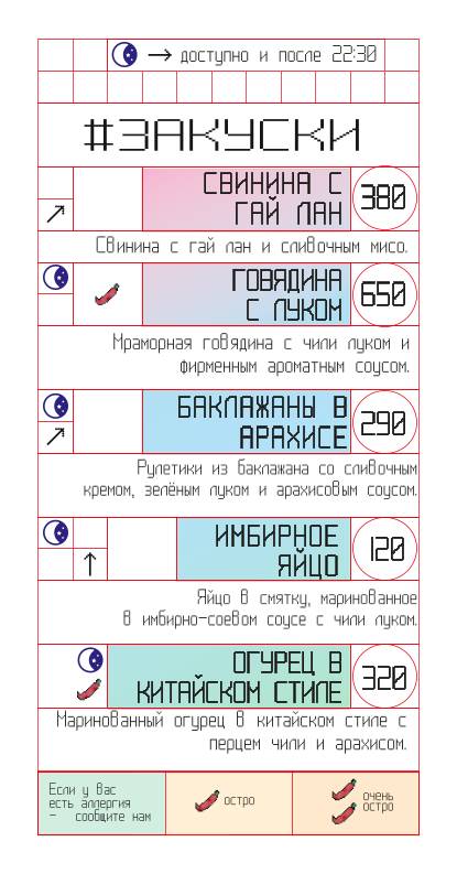 Ultramen меню