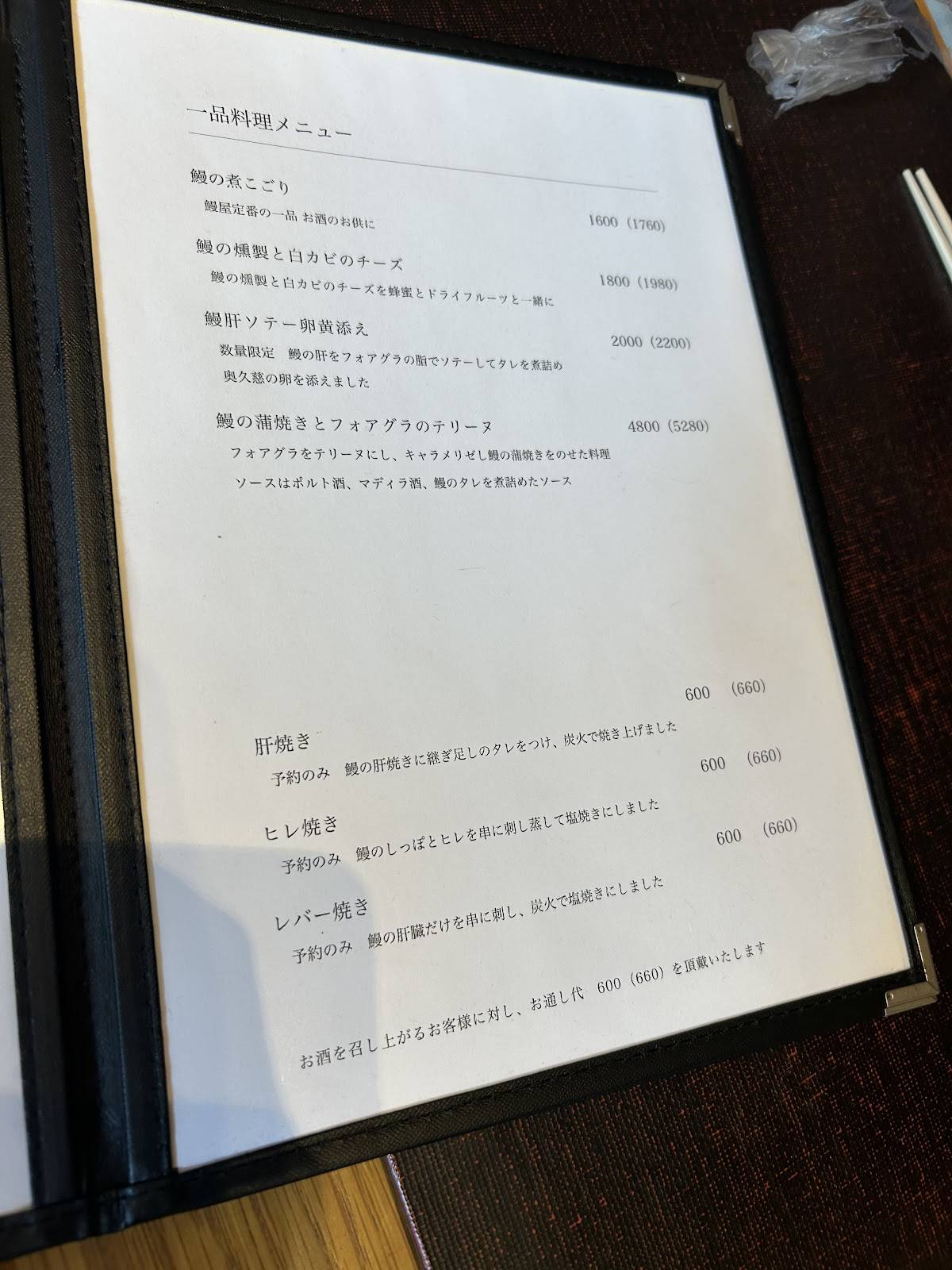 Watabe меню