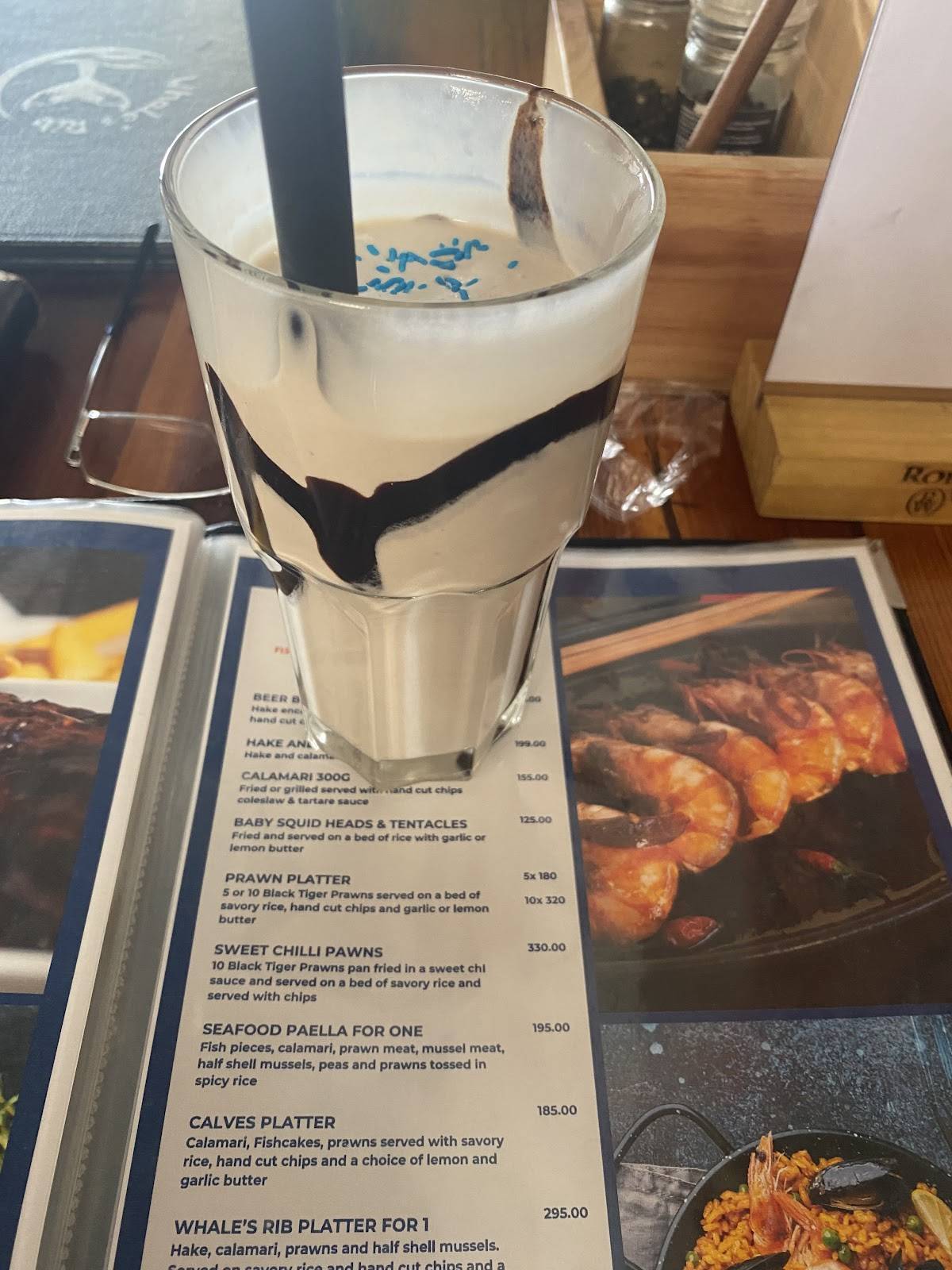 Whale's Rib Paternoster меню