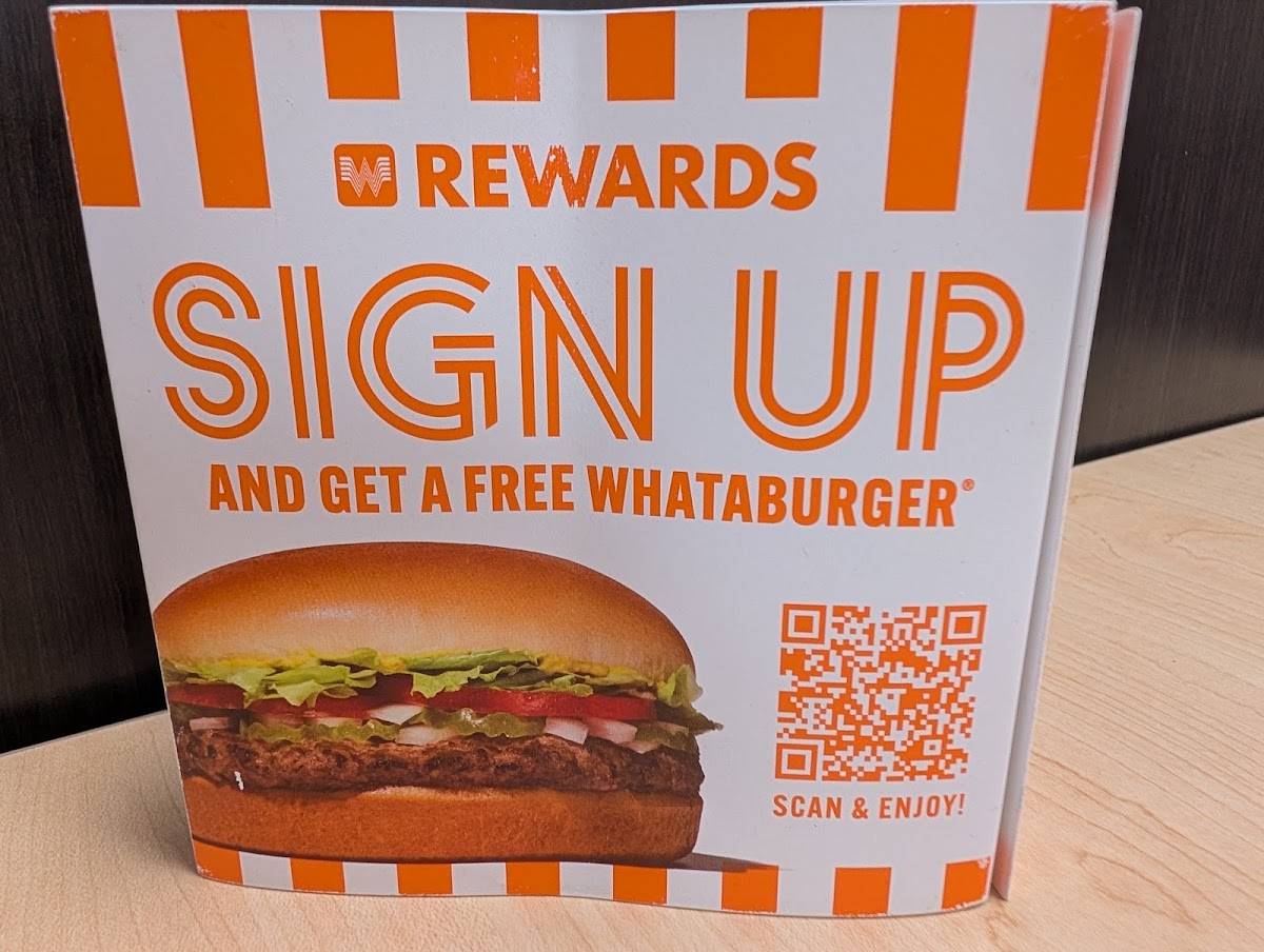 Whataburger меню
