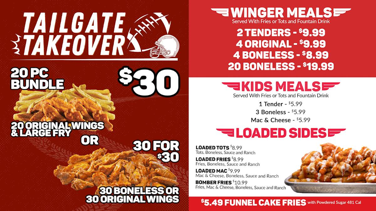 Wing Zone Hot Chicken & Wings меню