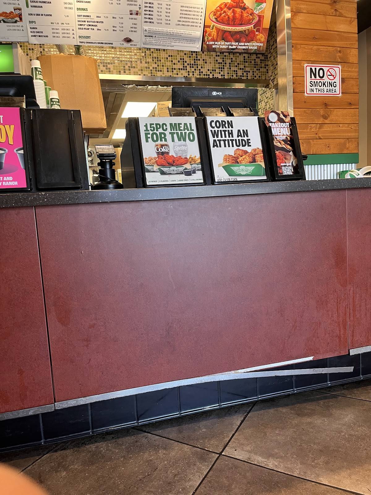 Wingstop меню