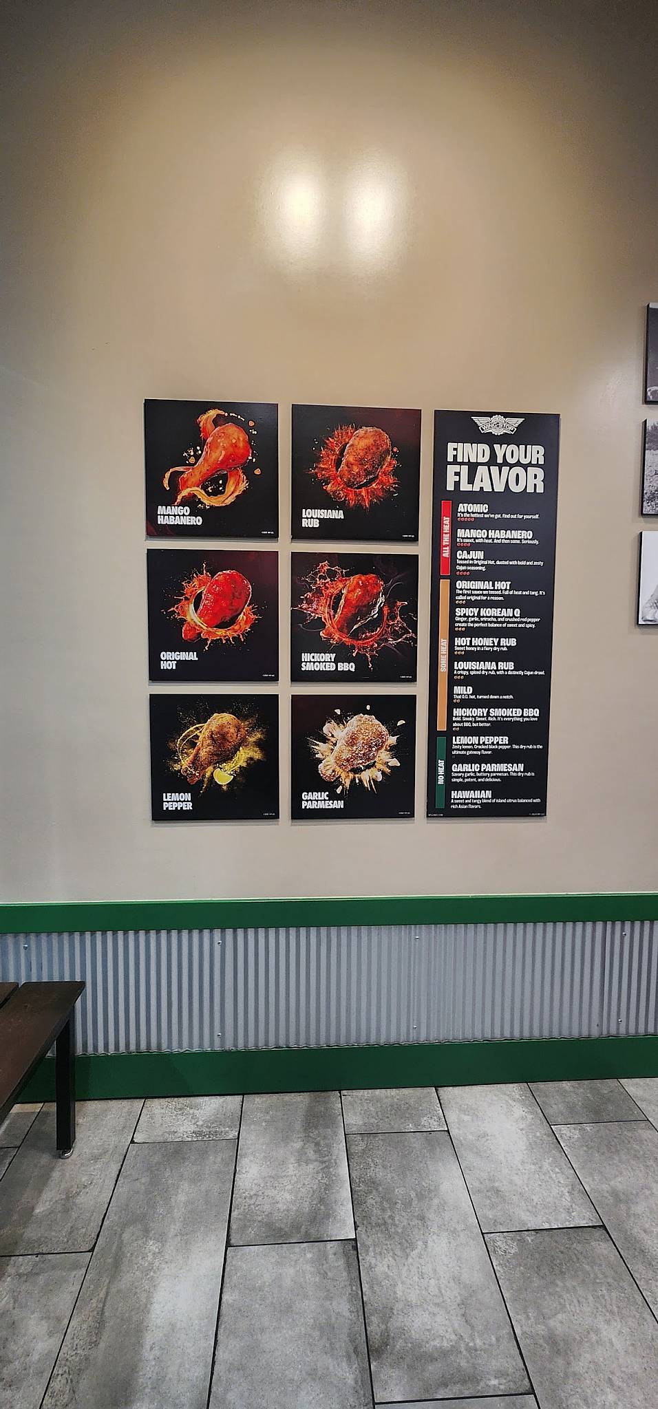 Wingstop меню