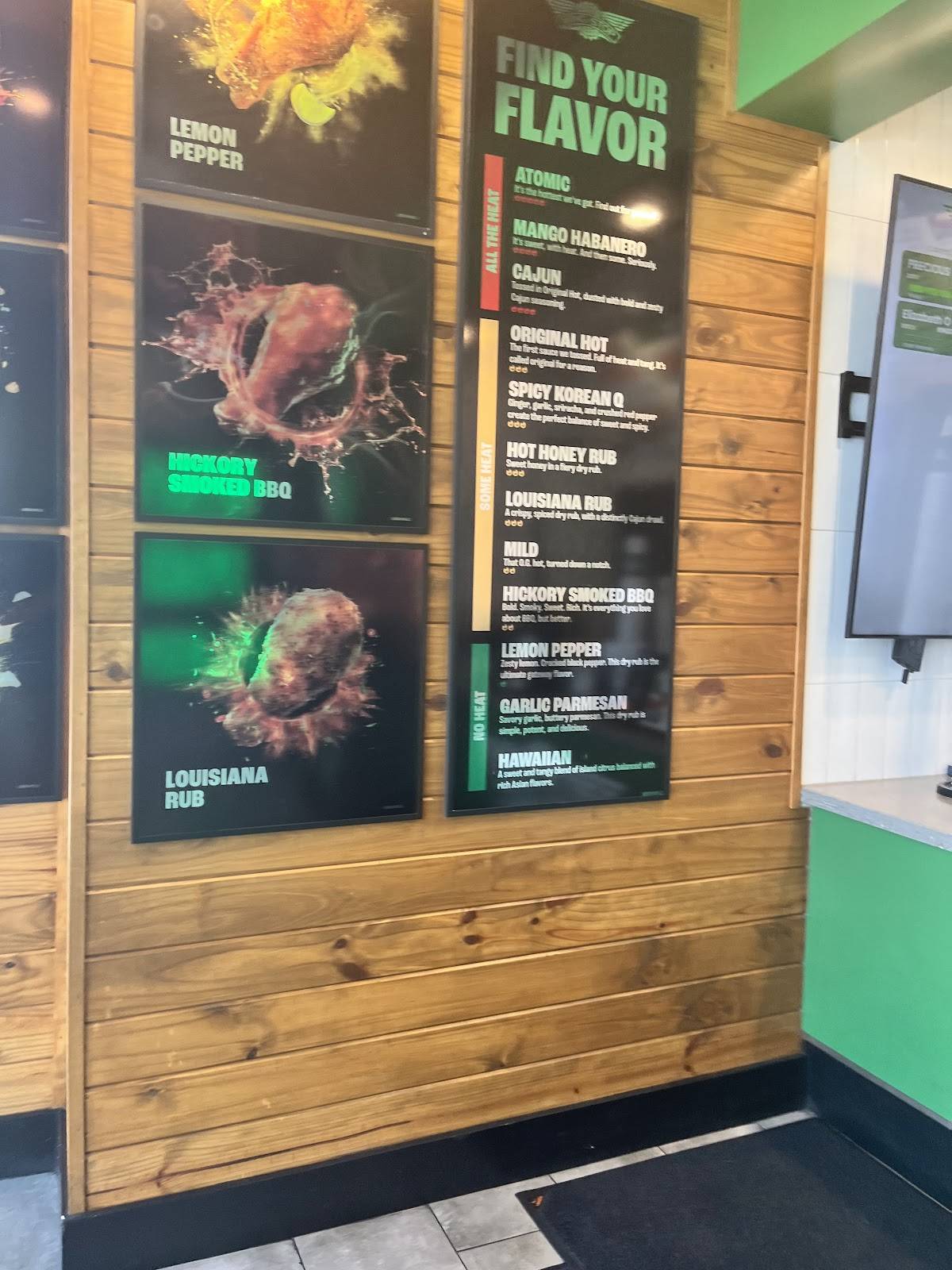 Wingstop меню