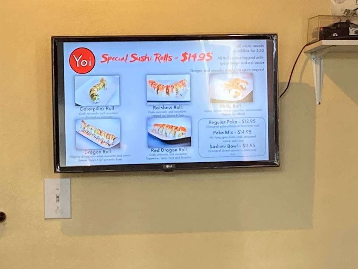 Yoi Japanese Food меню