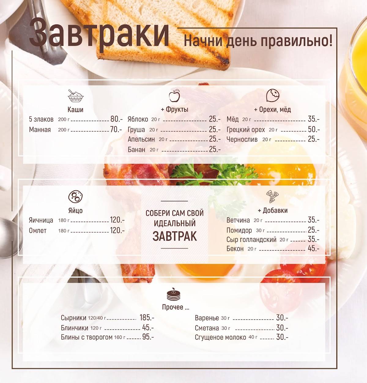 Фишка меню