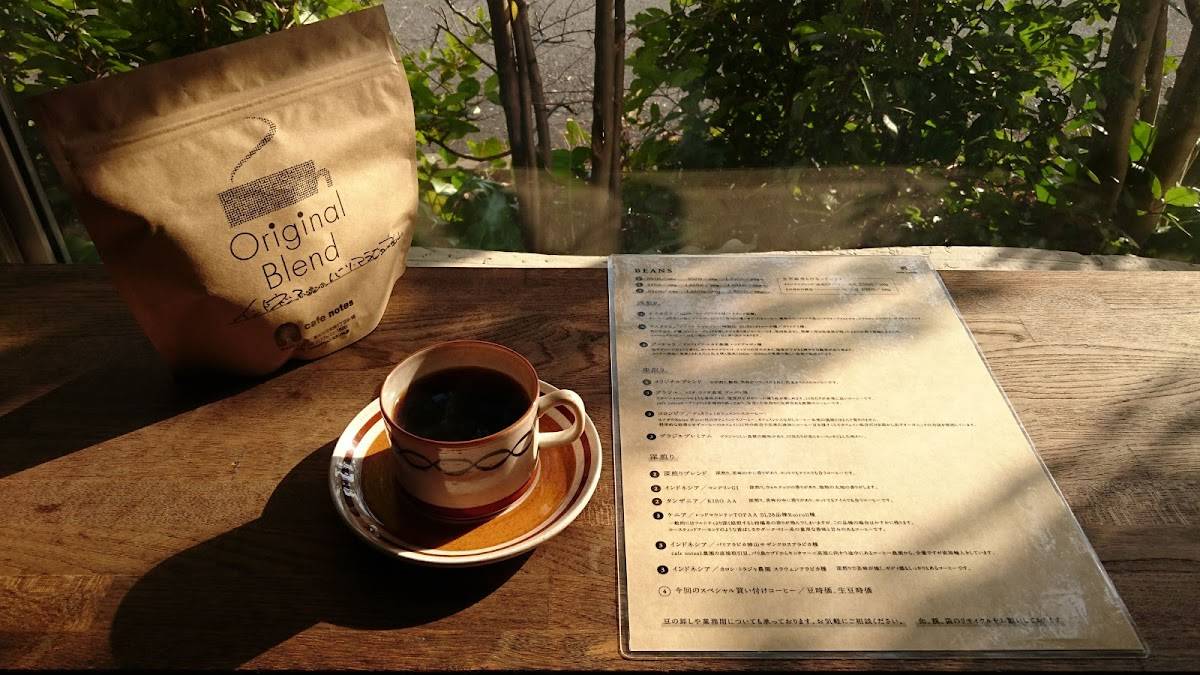 cafe notes меню
