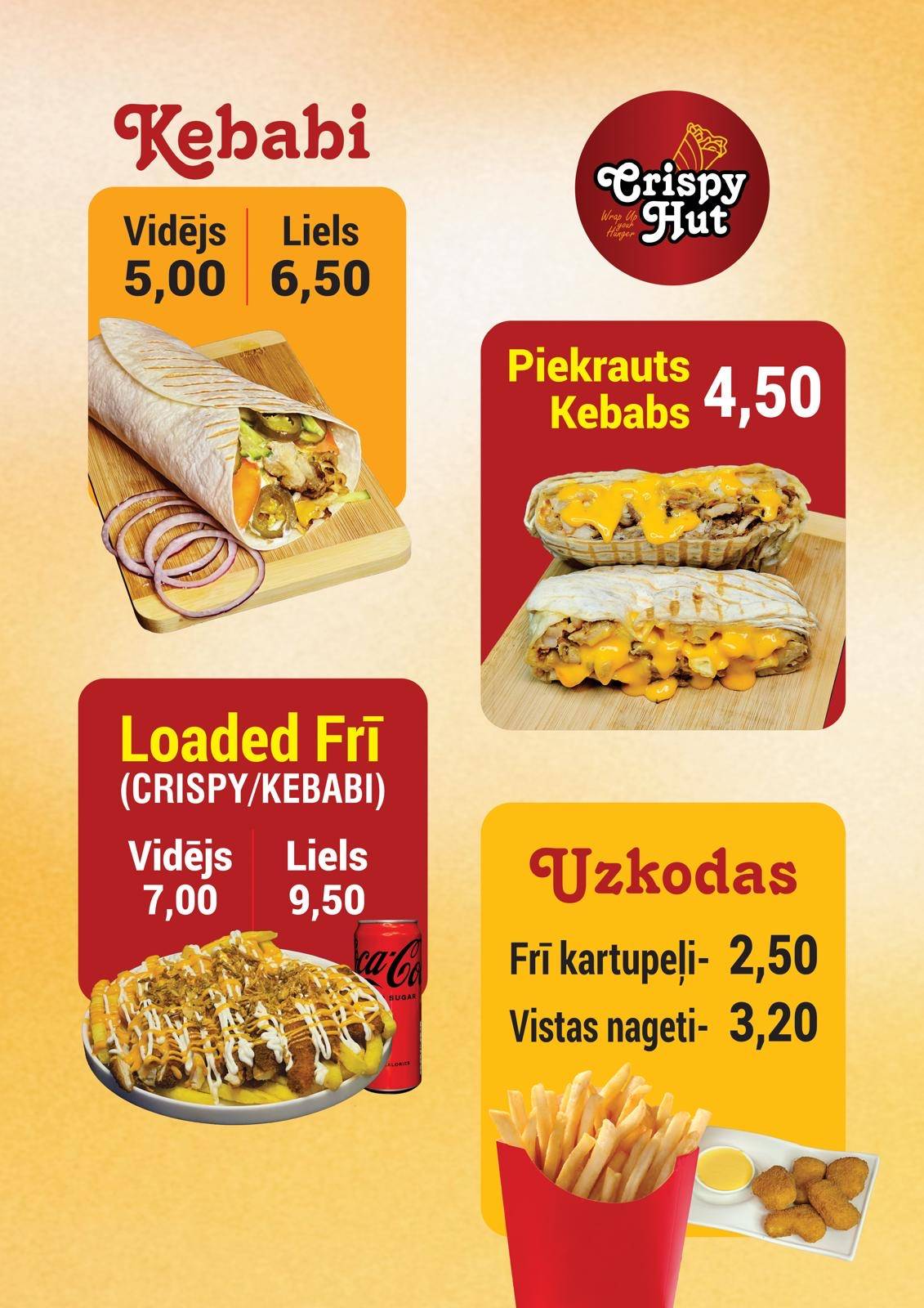 crispyhut меню