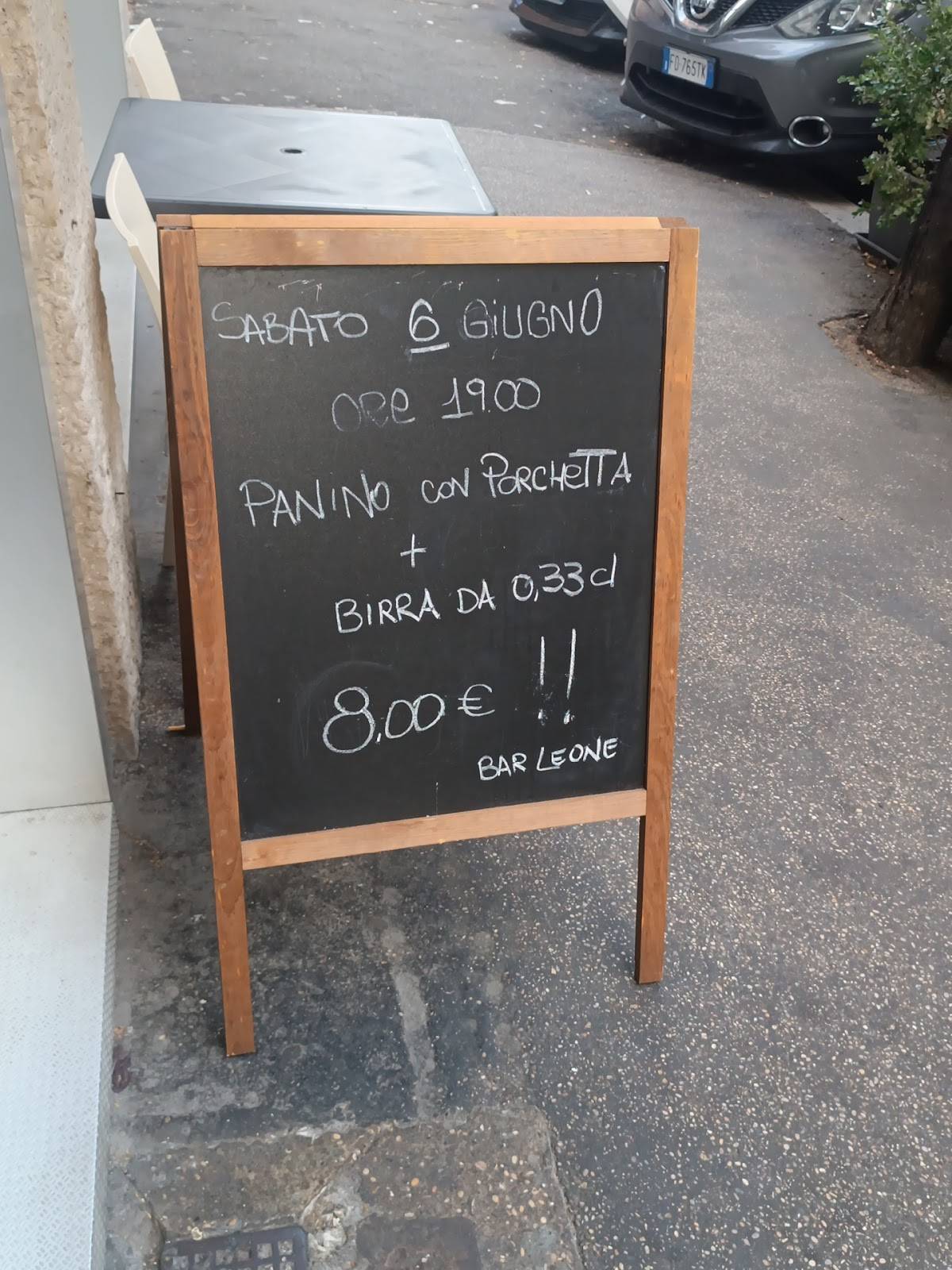 leone bar меню