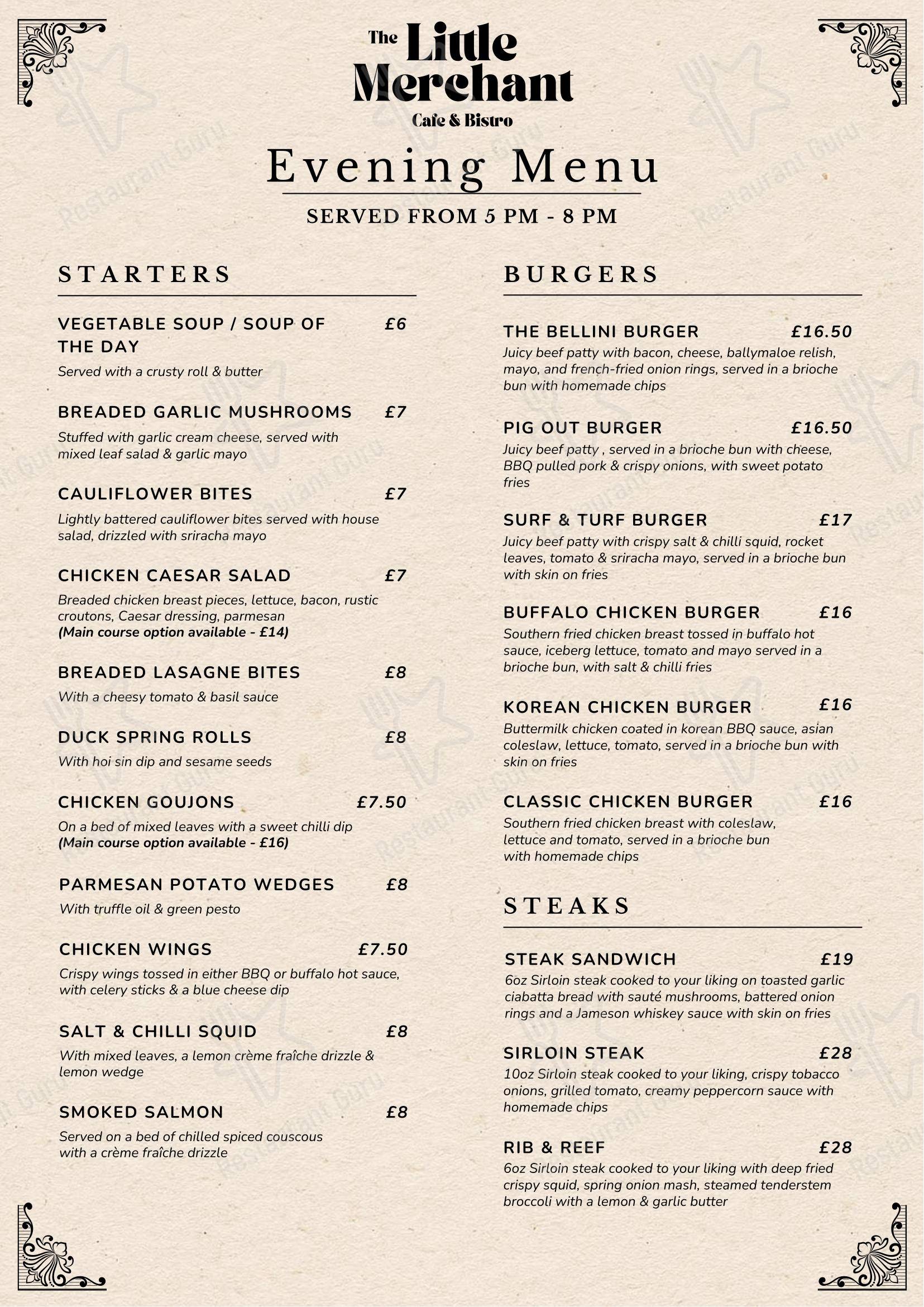 Bellini's Newry в Ньюрях - Меню напитков