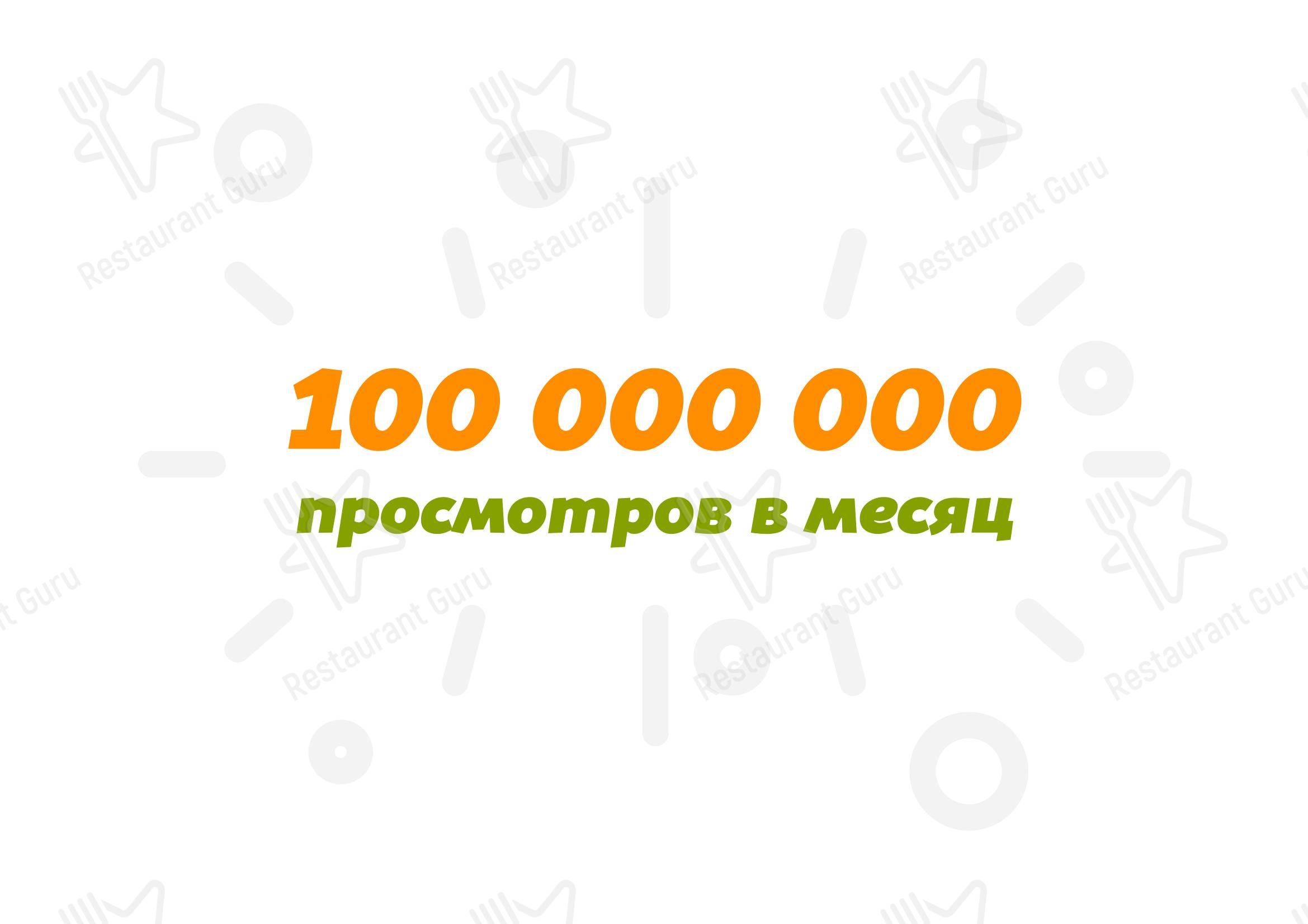 Меню кафе Biko в Санкт-Петербурге