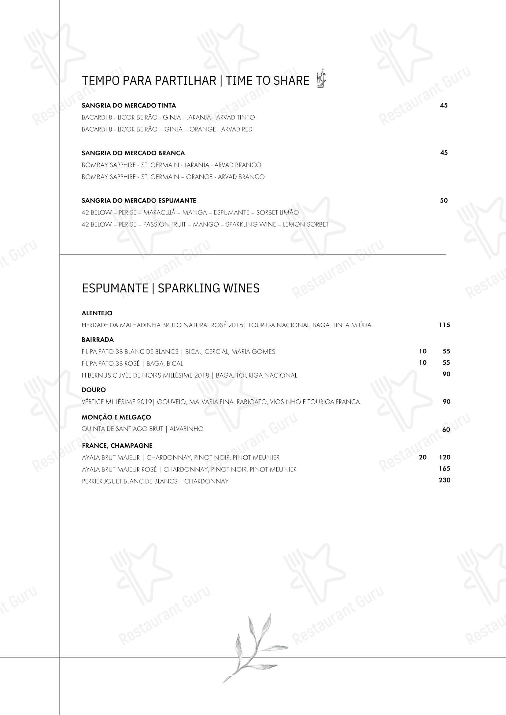 Market Kitchen Algarve в Албуфейре - 菜单