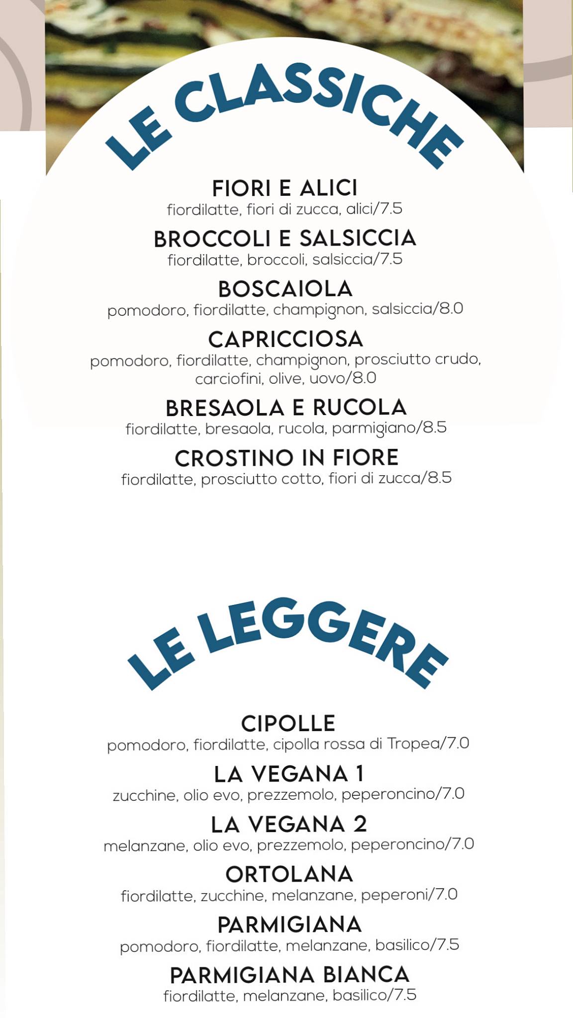 Aroma Pizza e Sfizi меню