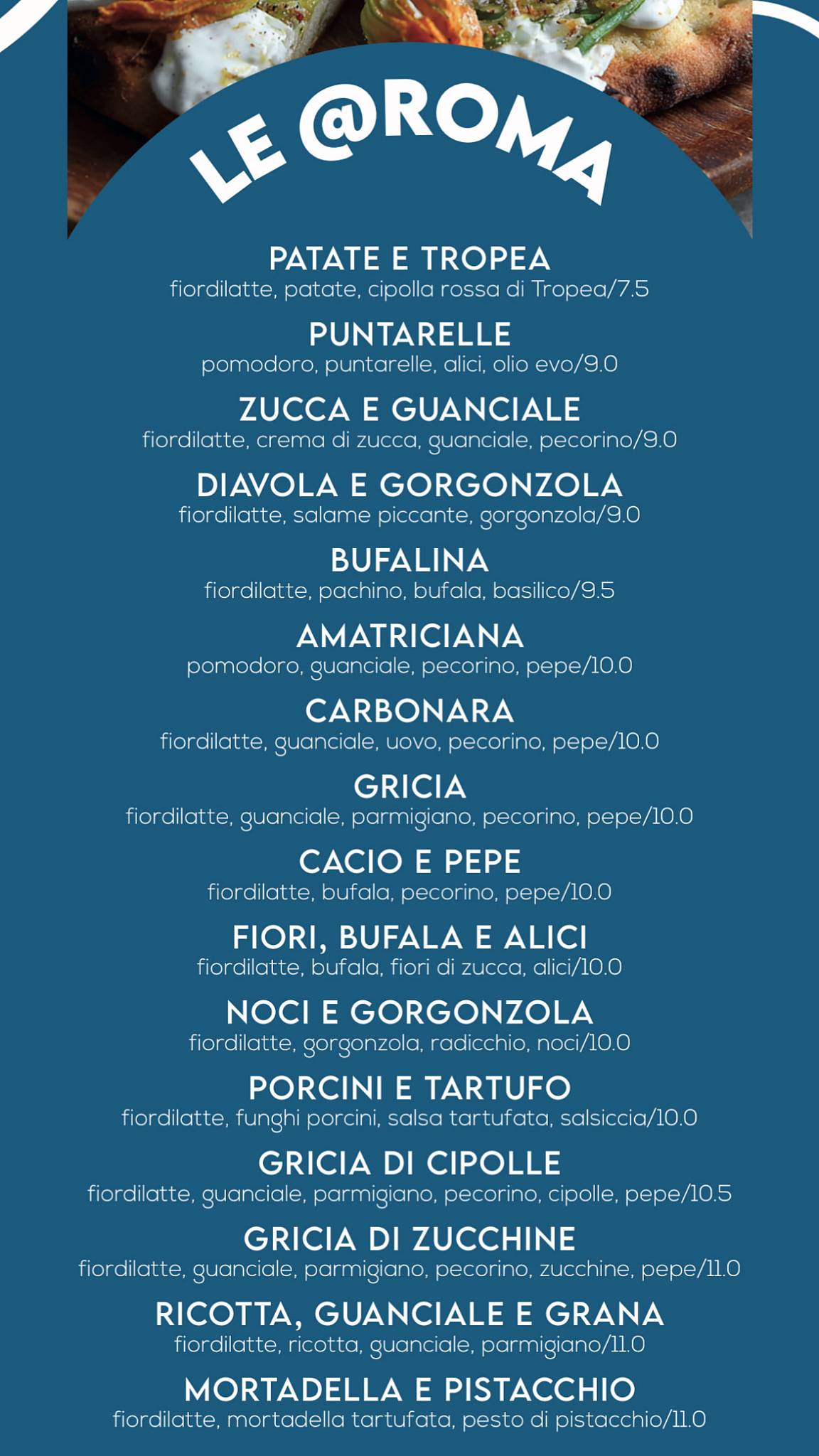 Aroma Pizza e Sfizi меню