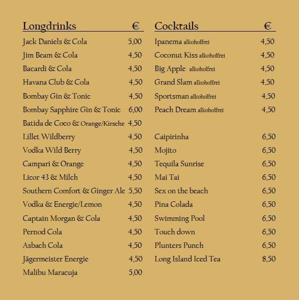 Stadtcafe Ahlen меню