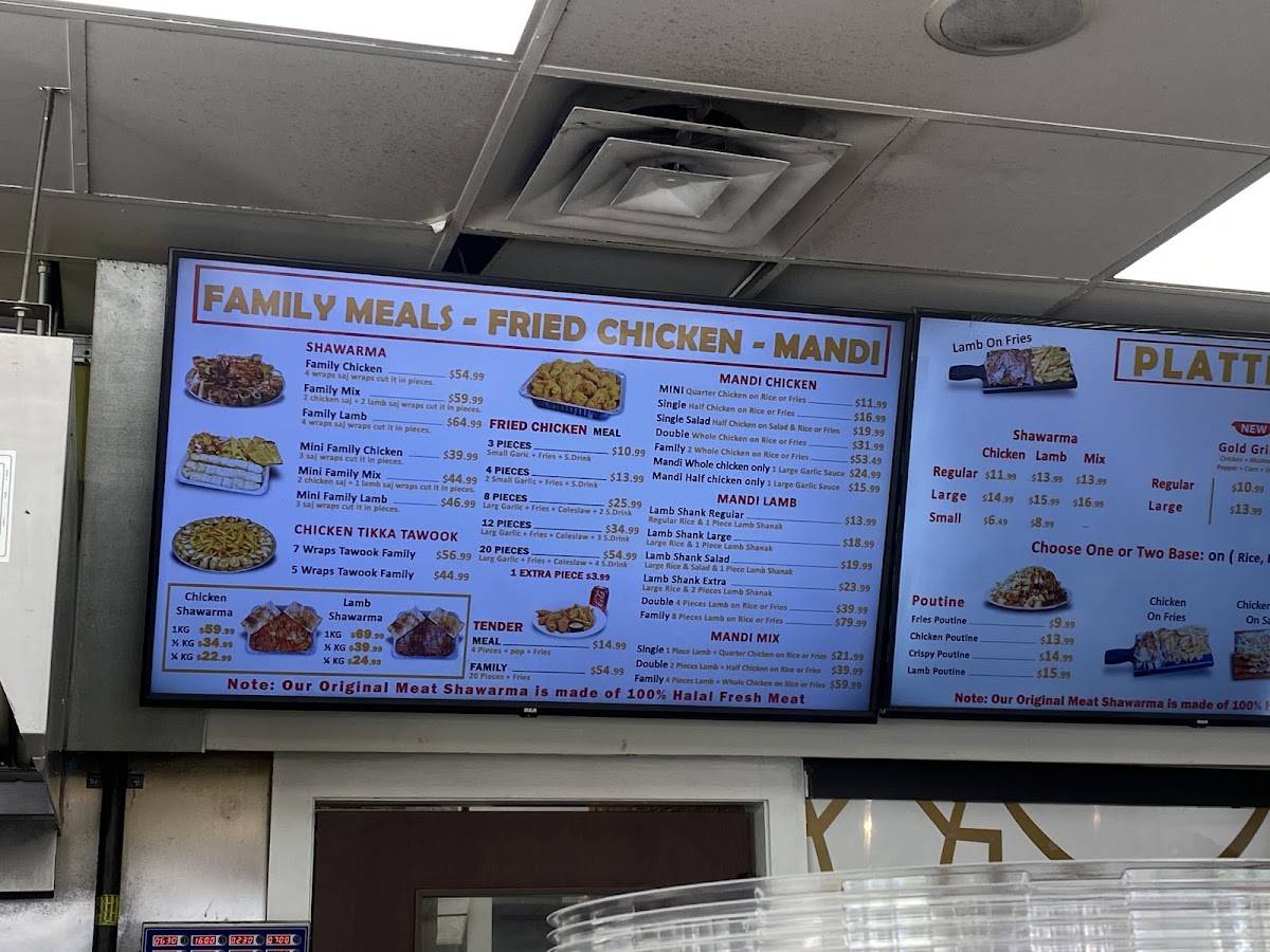 Albash Shawarma Hamilton меню