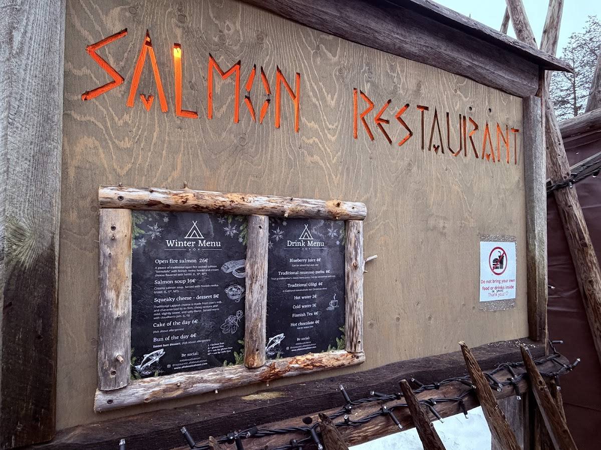 All About Salmon меню
