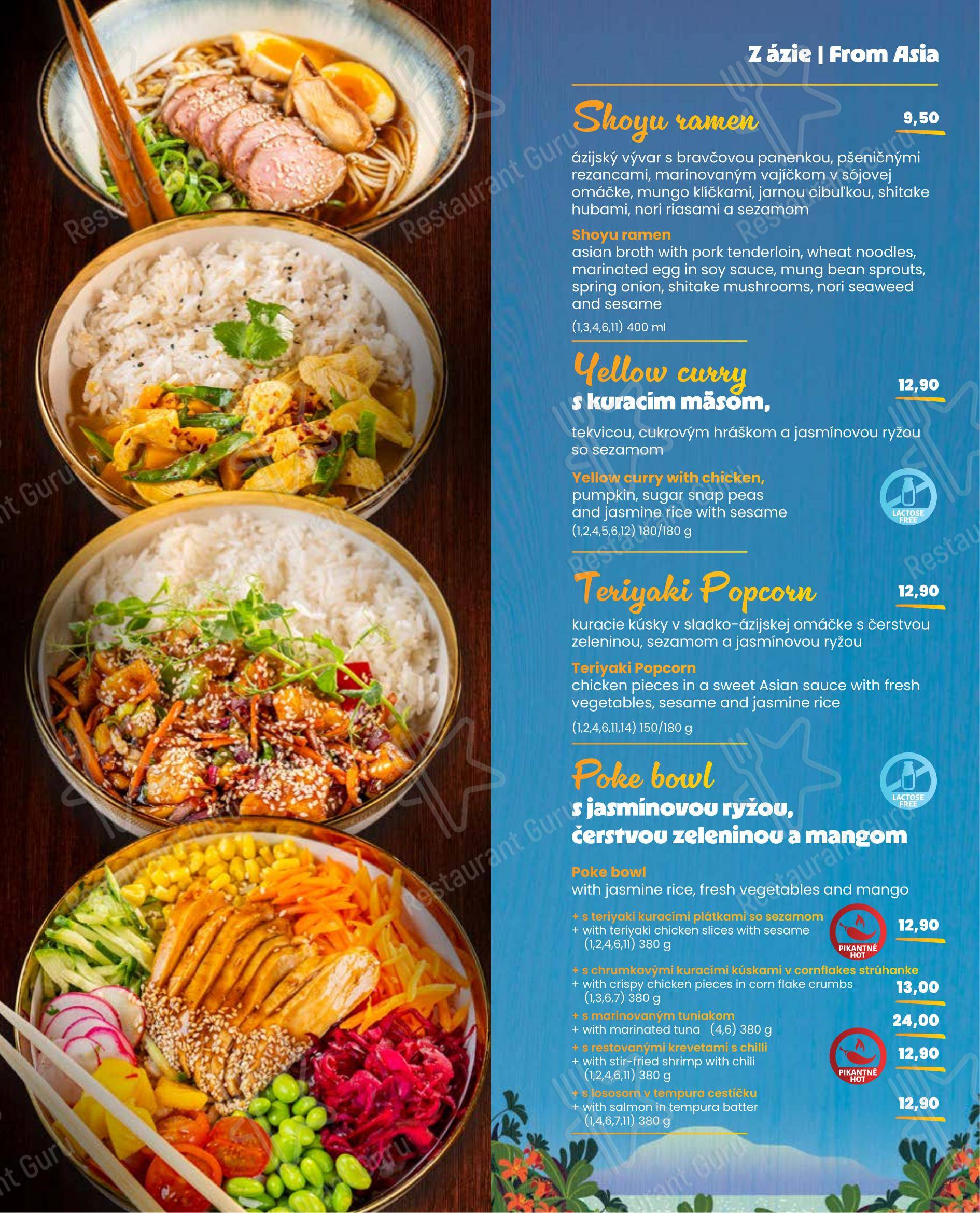 Меню ресторана Andiamo - Breakfast Menu