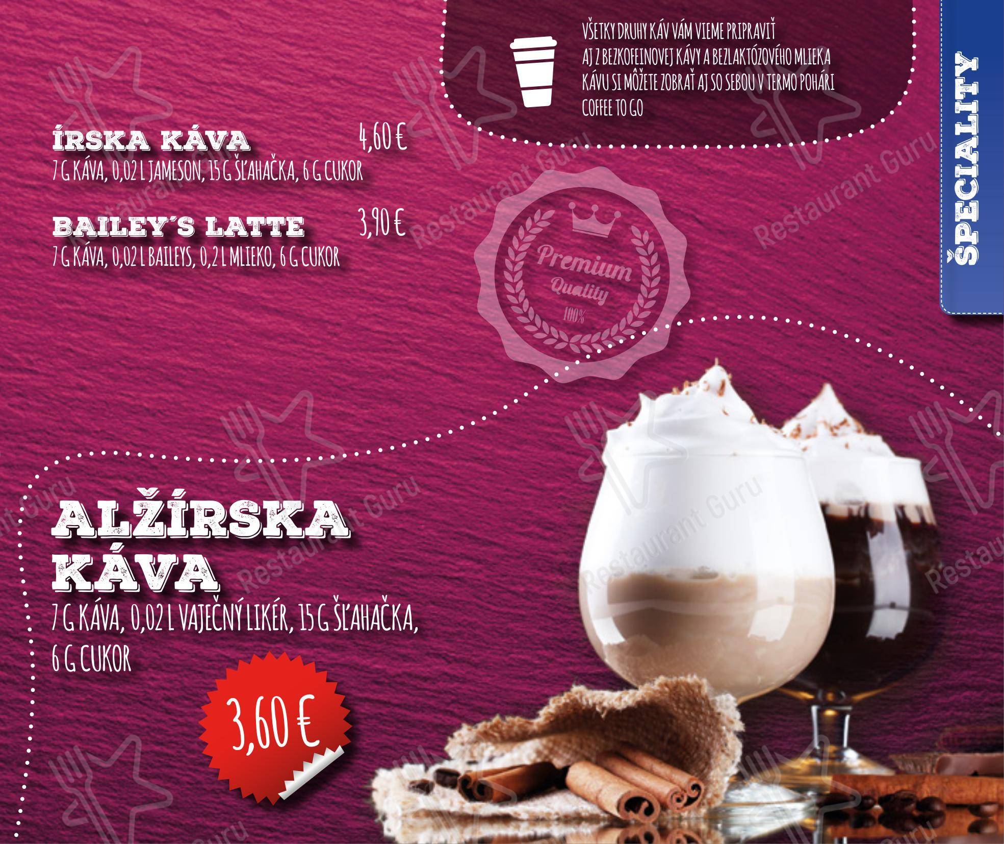 Boronia Catering Menu Pack ресторана Andiamo в Праге