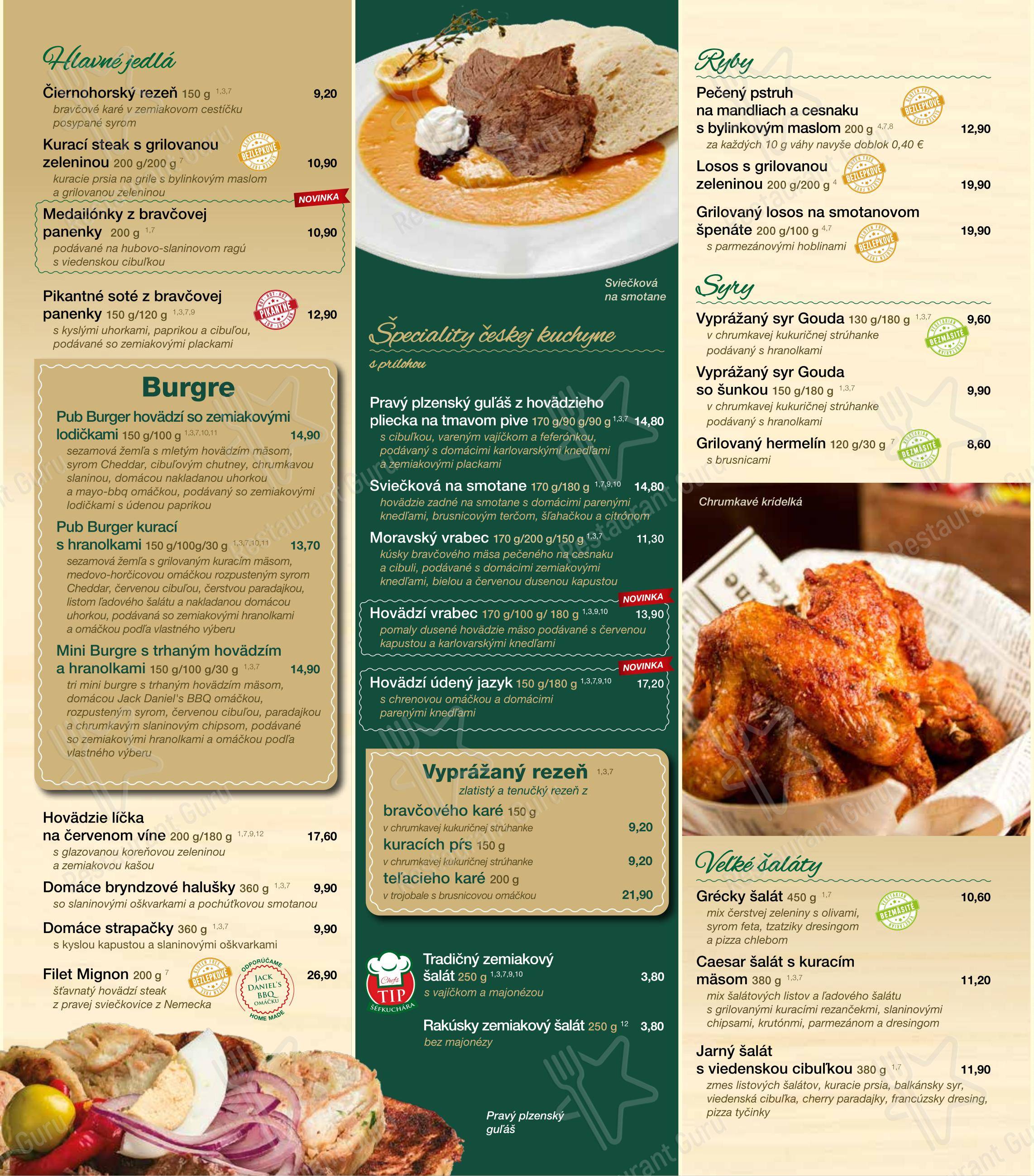 Takeaway Menu ресторана Andiamo