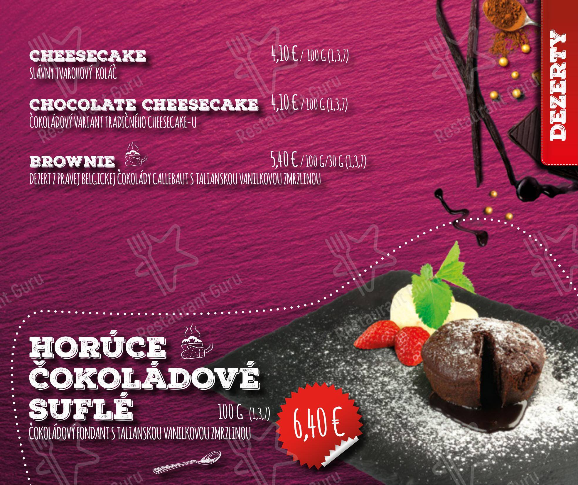 Boronia Catering Menu Pack ресторана Andiamo в Праге