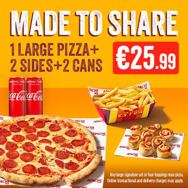 Apache Pizza Castlerea меню