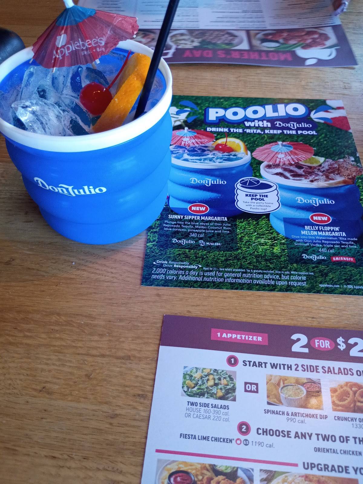 Applebee's Grill + Bar меню