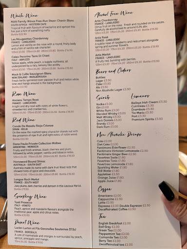 Apprentice Restaurant меню