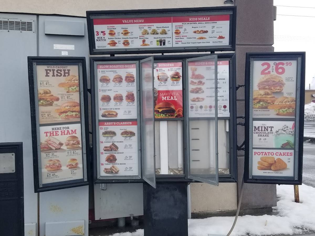 Arby's меню