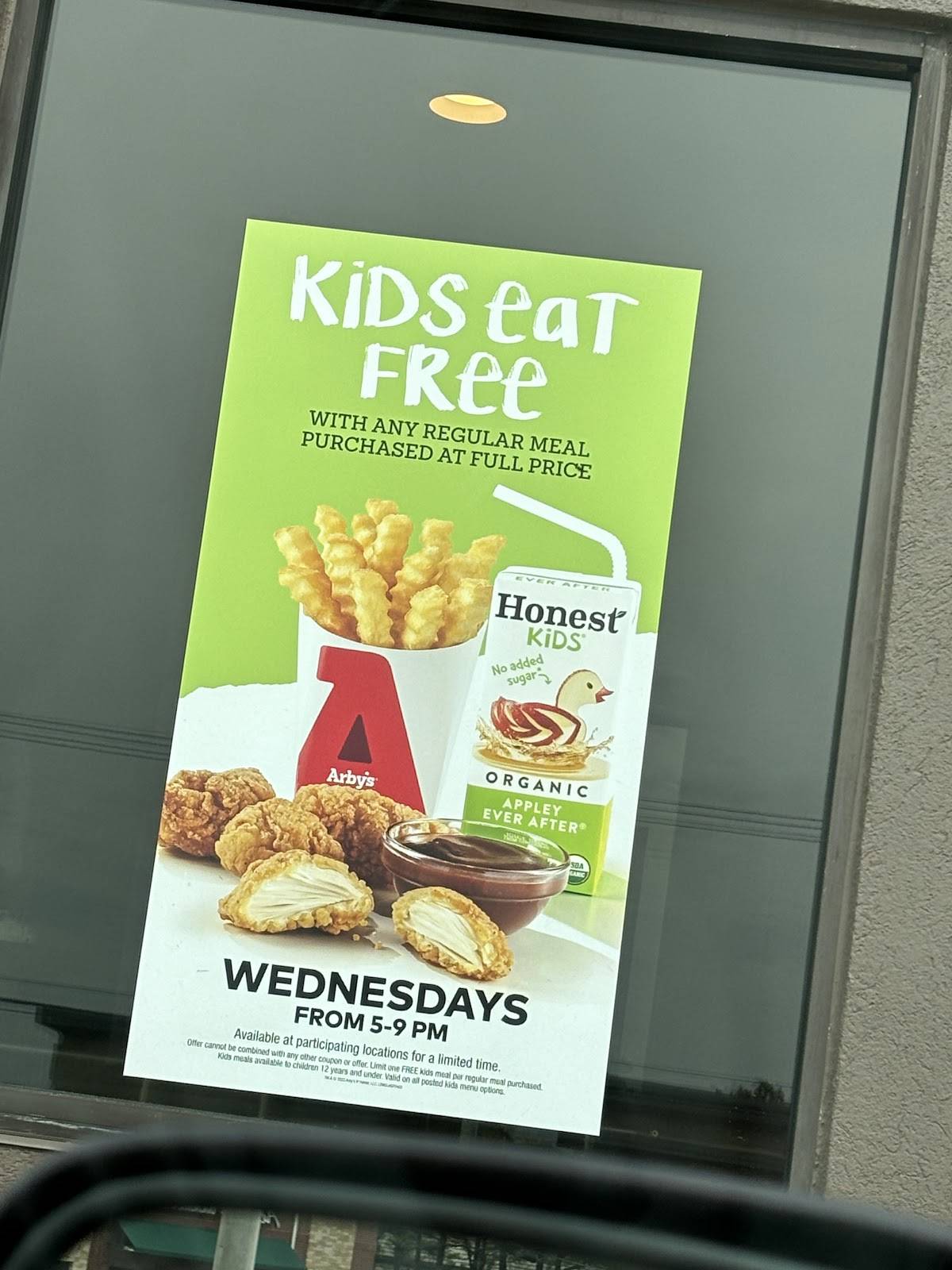 Arby's меню
