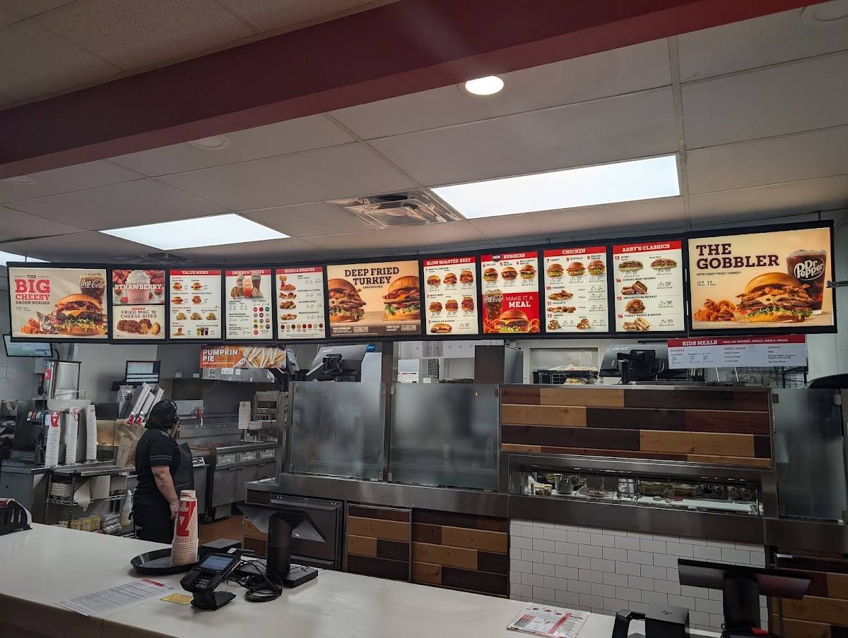 Arby's меню