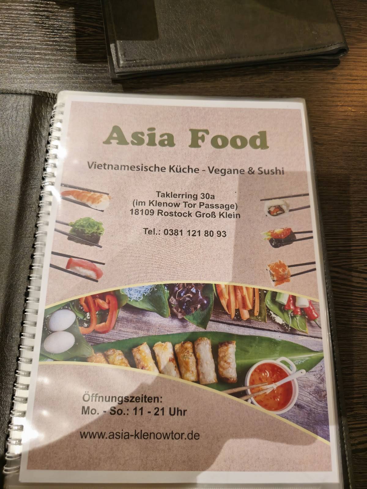 Asia Restaurant меню