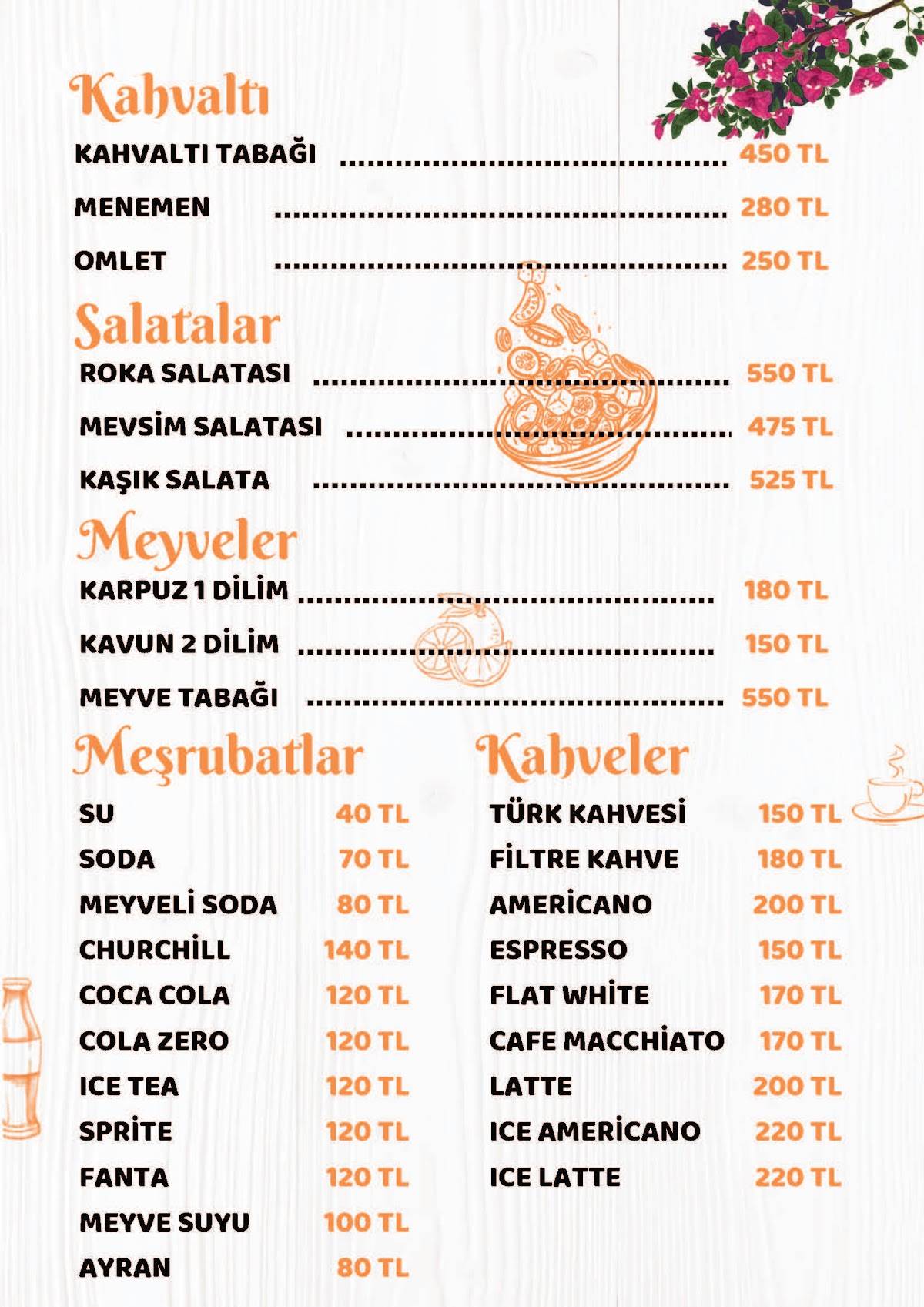 Avlu Eski Datça меню