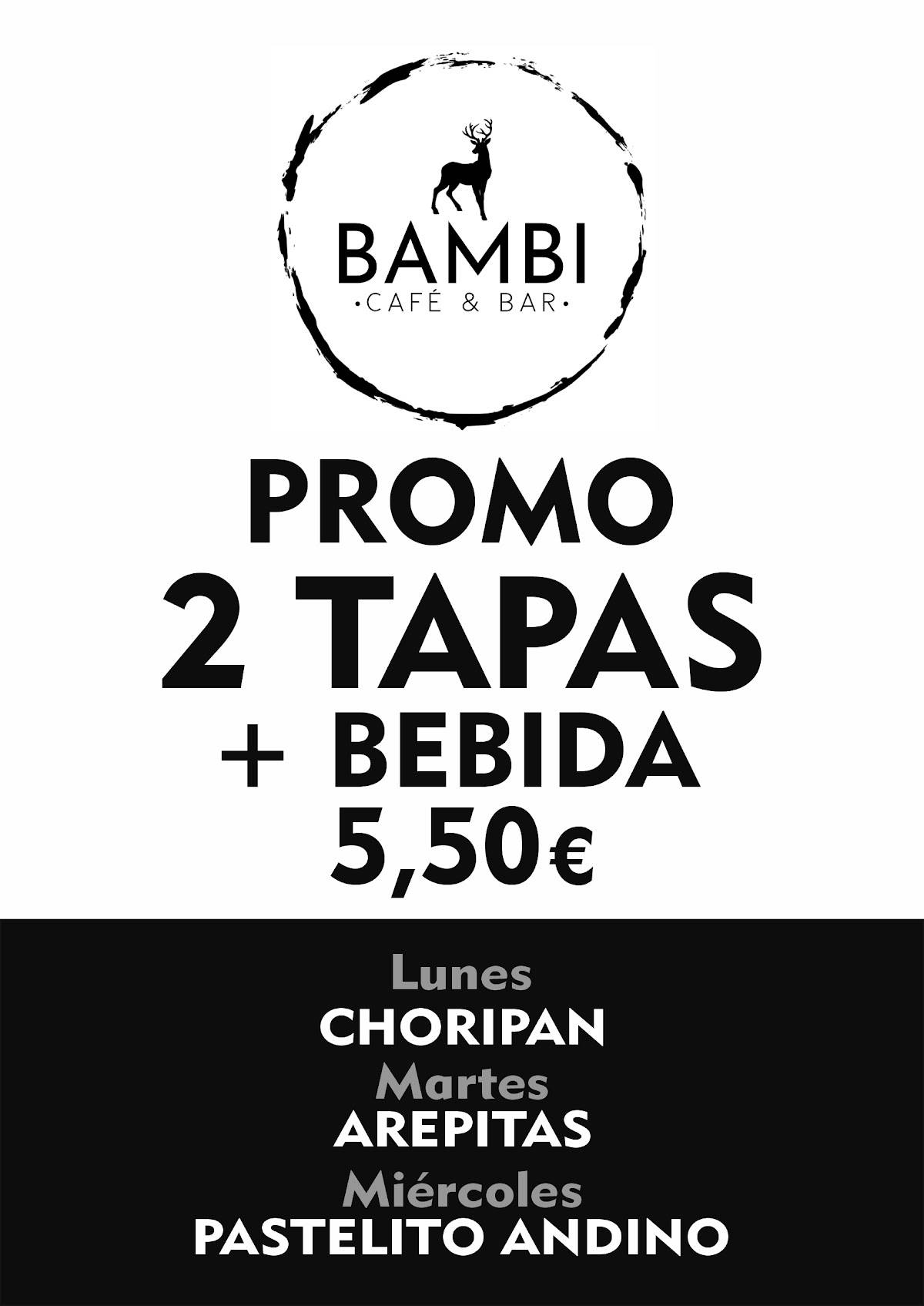 BAMBI CAFE & BAR меню