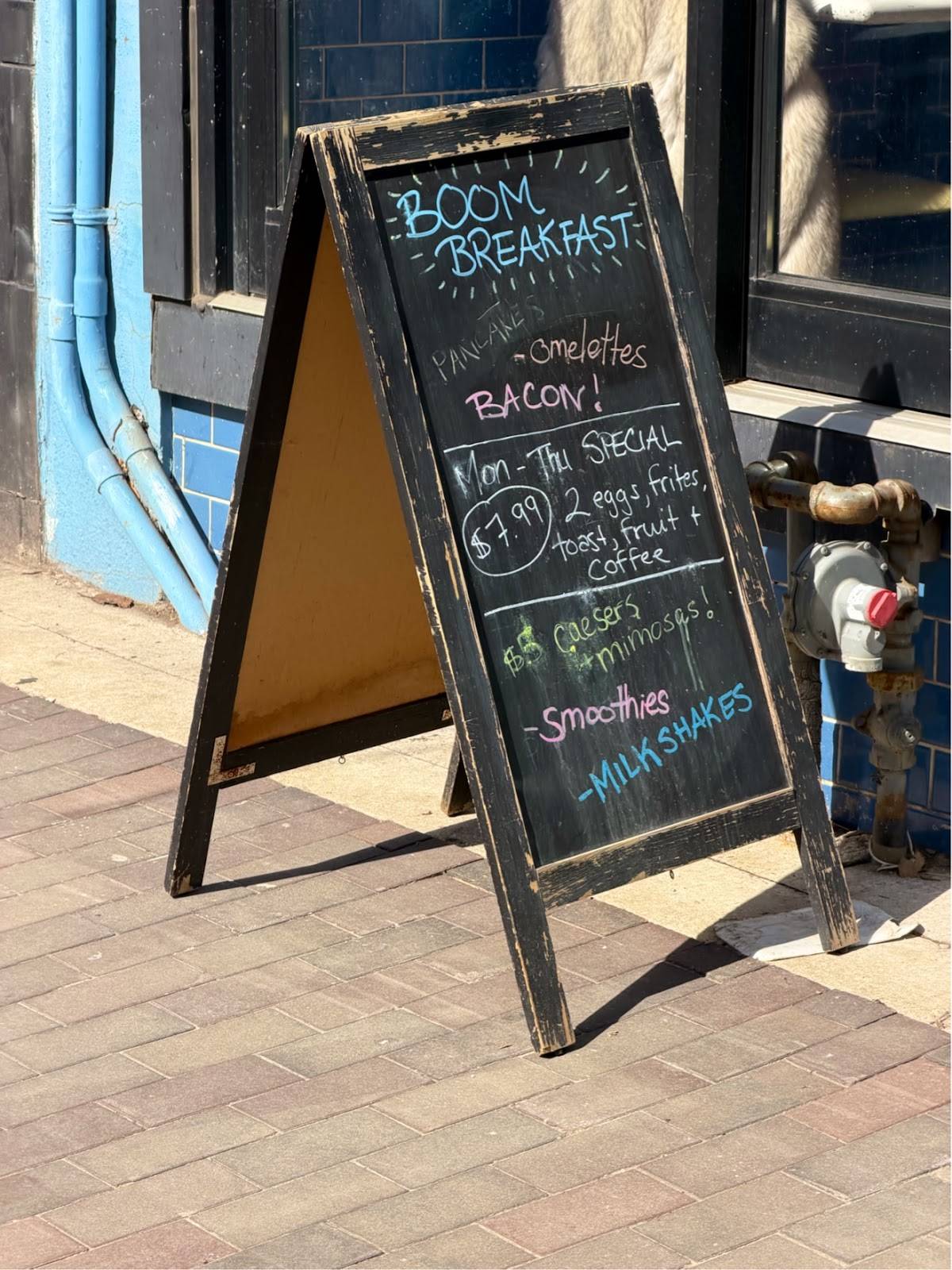 BOOM Breakfast & Co. College St. меню