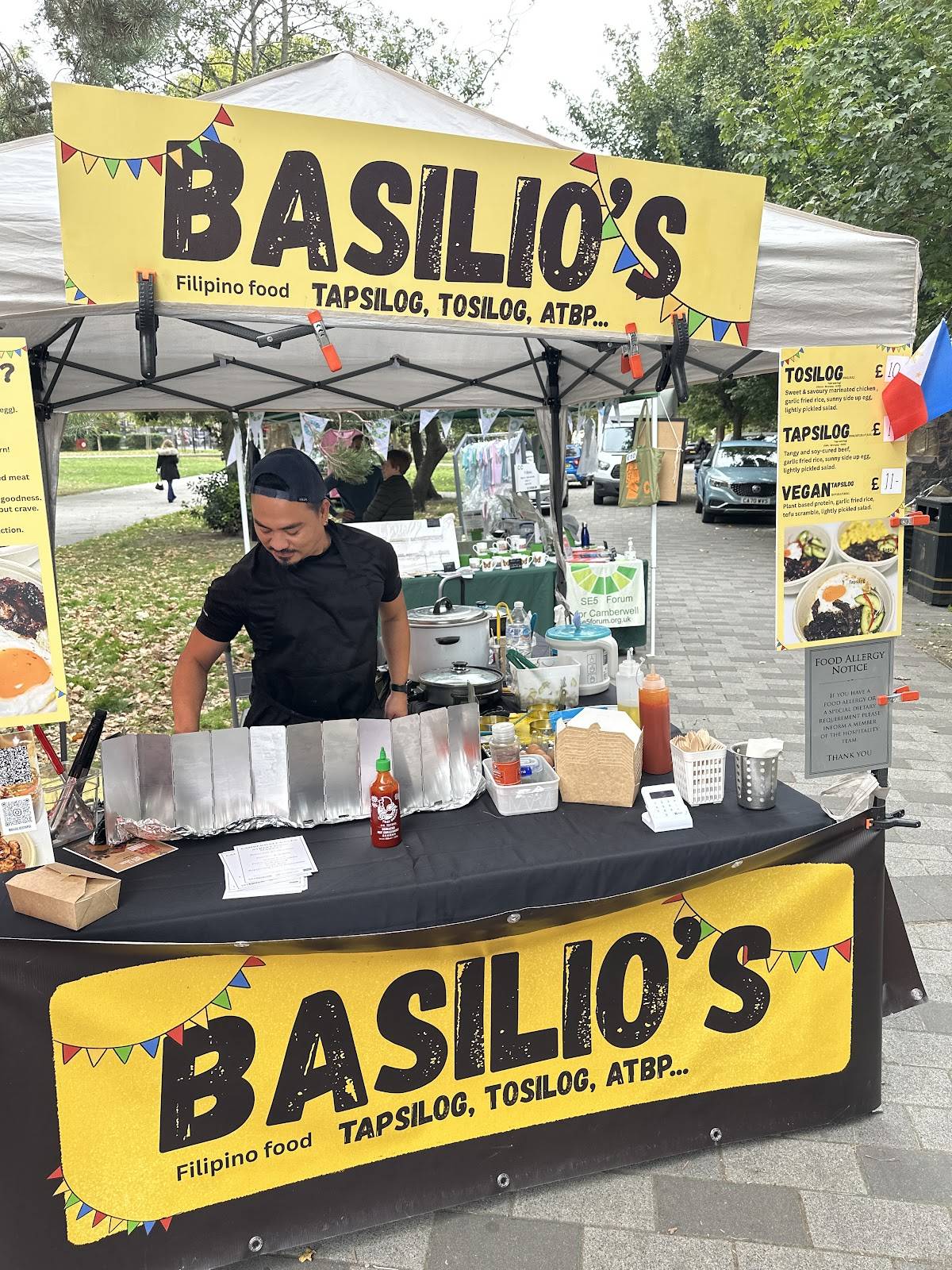 Basilio's меню