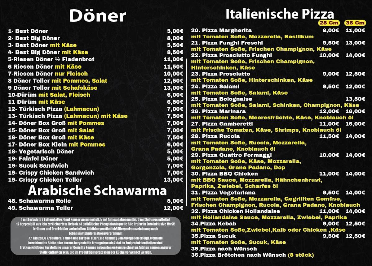 Best Food. (Restaurant) меню