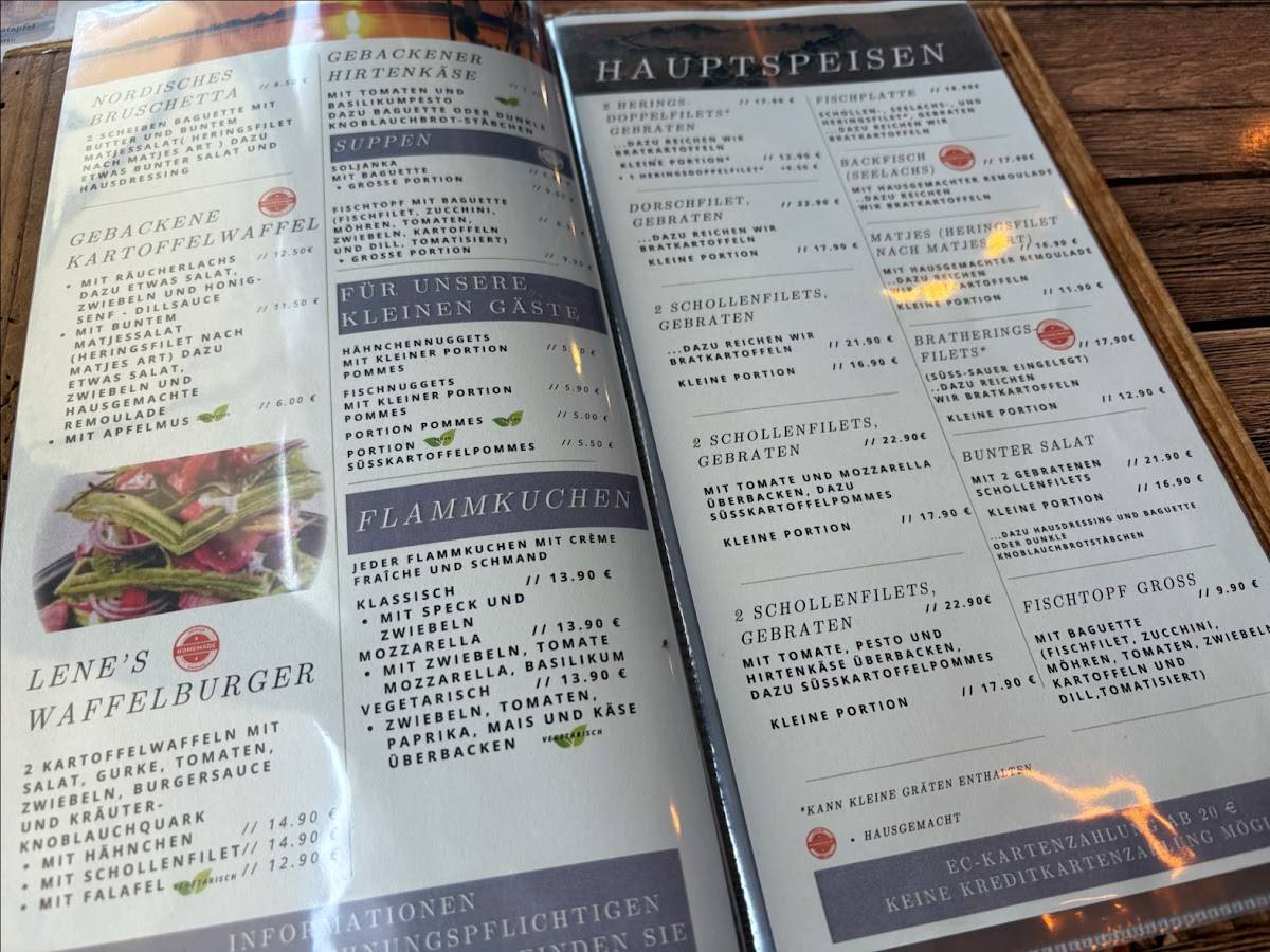 Bistro Lene меню